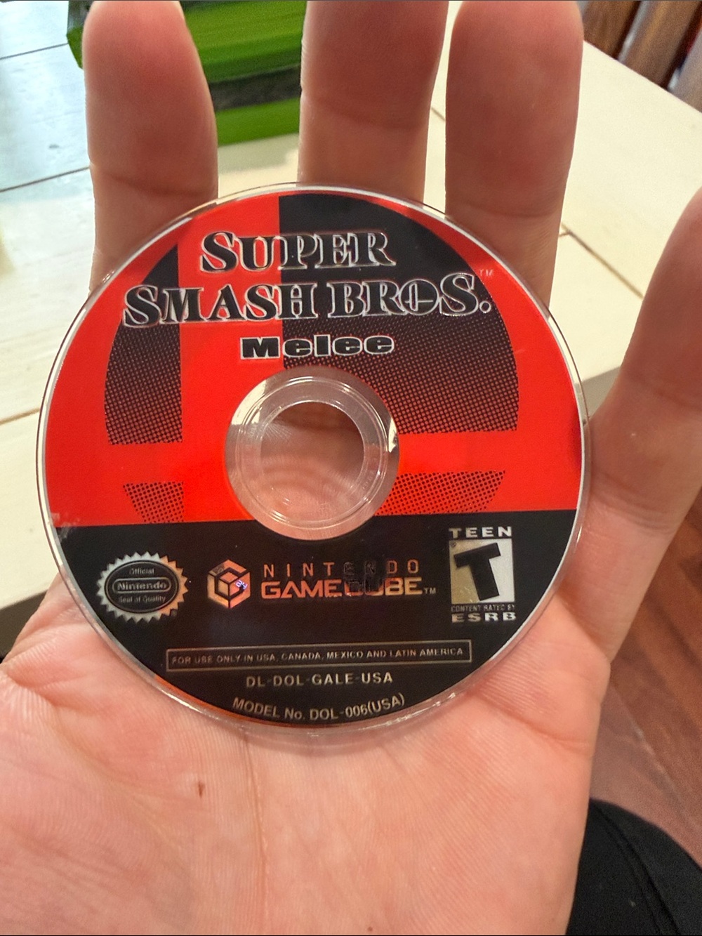 Nintendo Super Smash Bros. Melee Disc - Red, Black